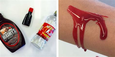 what to use for fake blood on clothing|diy blood for halloween.